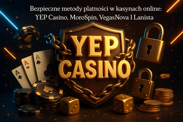 Bezpieczne metody płatności w kasynach online: YEP Casino, MoroSpin, VegasNova i Lanista — Kasyno-live