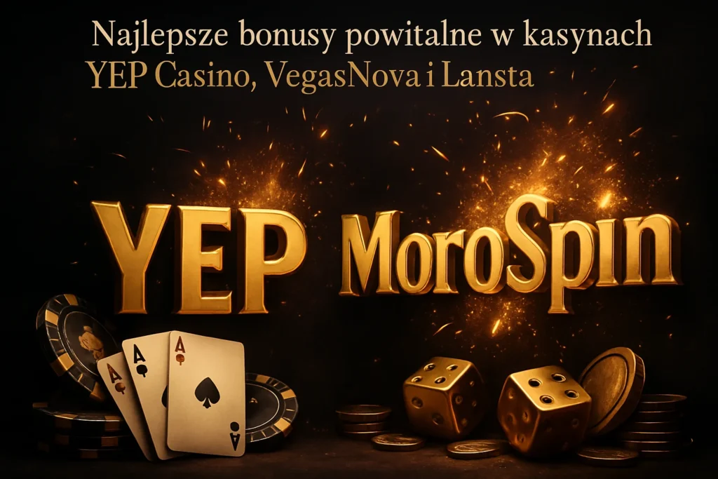 Najlepsze bonusy powitalne w kasynach YEP Casino, MoroSpin, VegasNova i Lanista — Kasyno-live